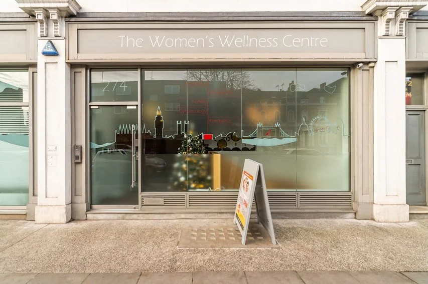 Exterior of Ovara Health (The Women's Wellness Centre) on the Fulham Road, Chelsea